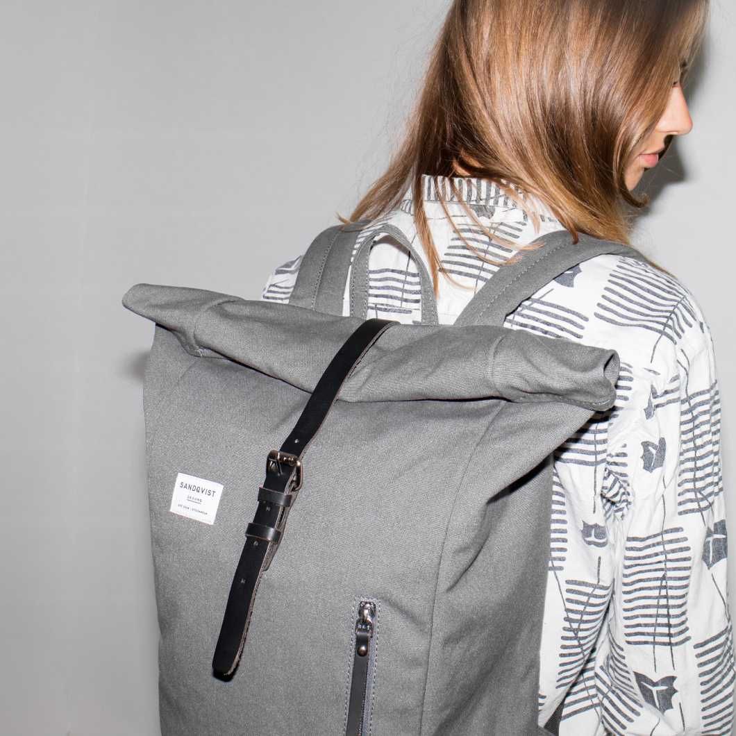 Sandqvist Dante Grey Backpack