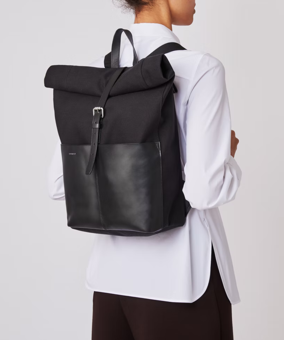 Sandqvist ANTONIA Twill Backpack Black