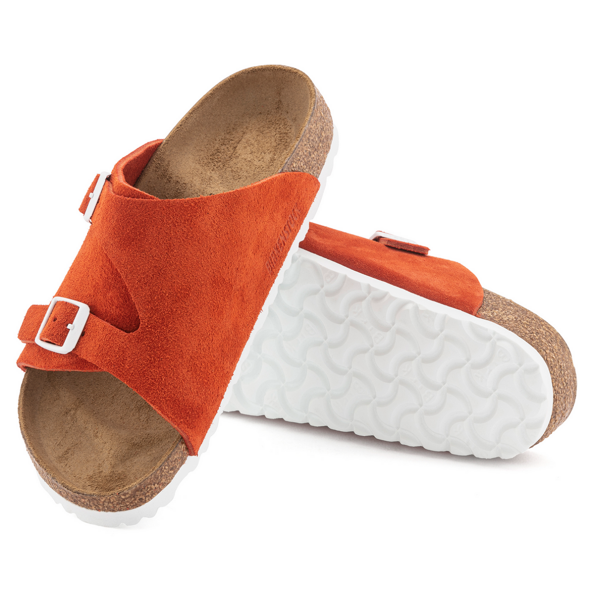 Birkenstock Z rich Suede Tomato Red Womens