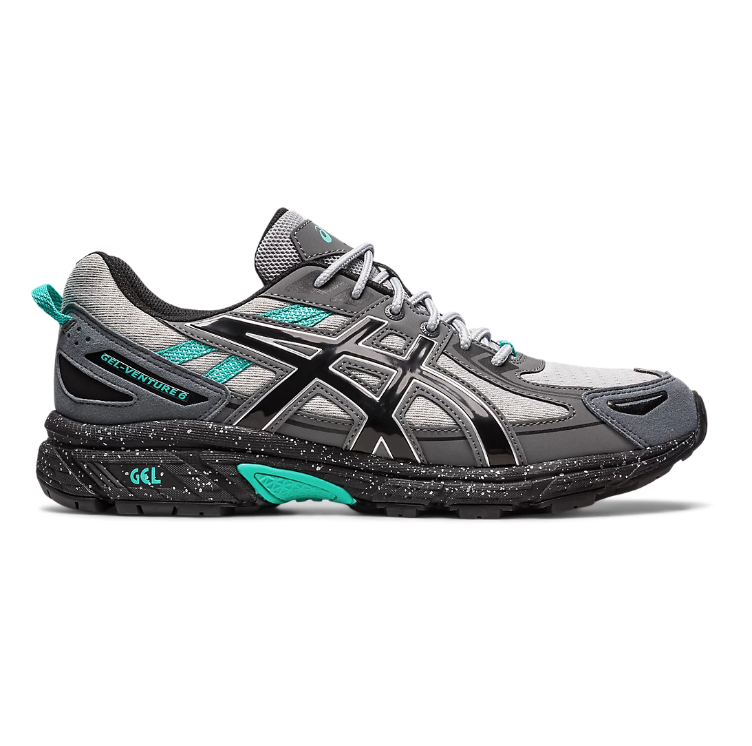 ASICS Men s GEL VENTURE 6 TRAIL Mid Grey Black