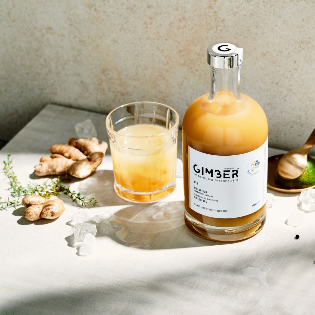 GIMBER N°2 BRUT Organic ginger concentrate with premium yuzu