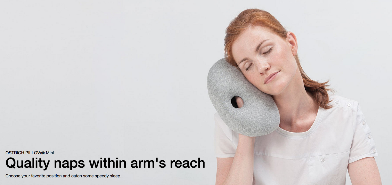 Ostrich pillow deals mini