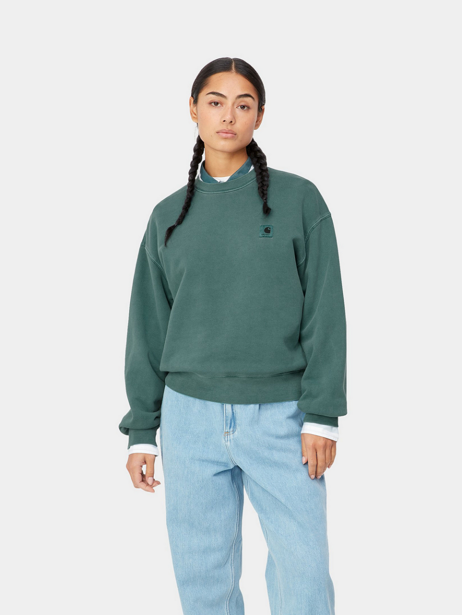 Carhartt W\' Dyed) Sweatshirt (Garment WIP Botanic - Nelson
