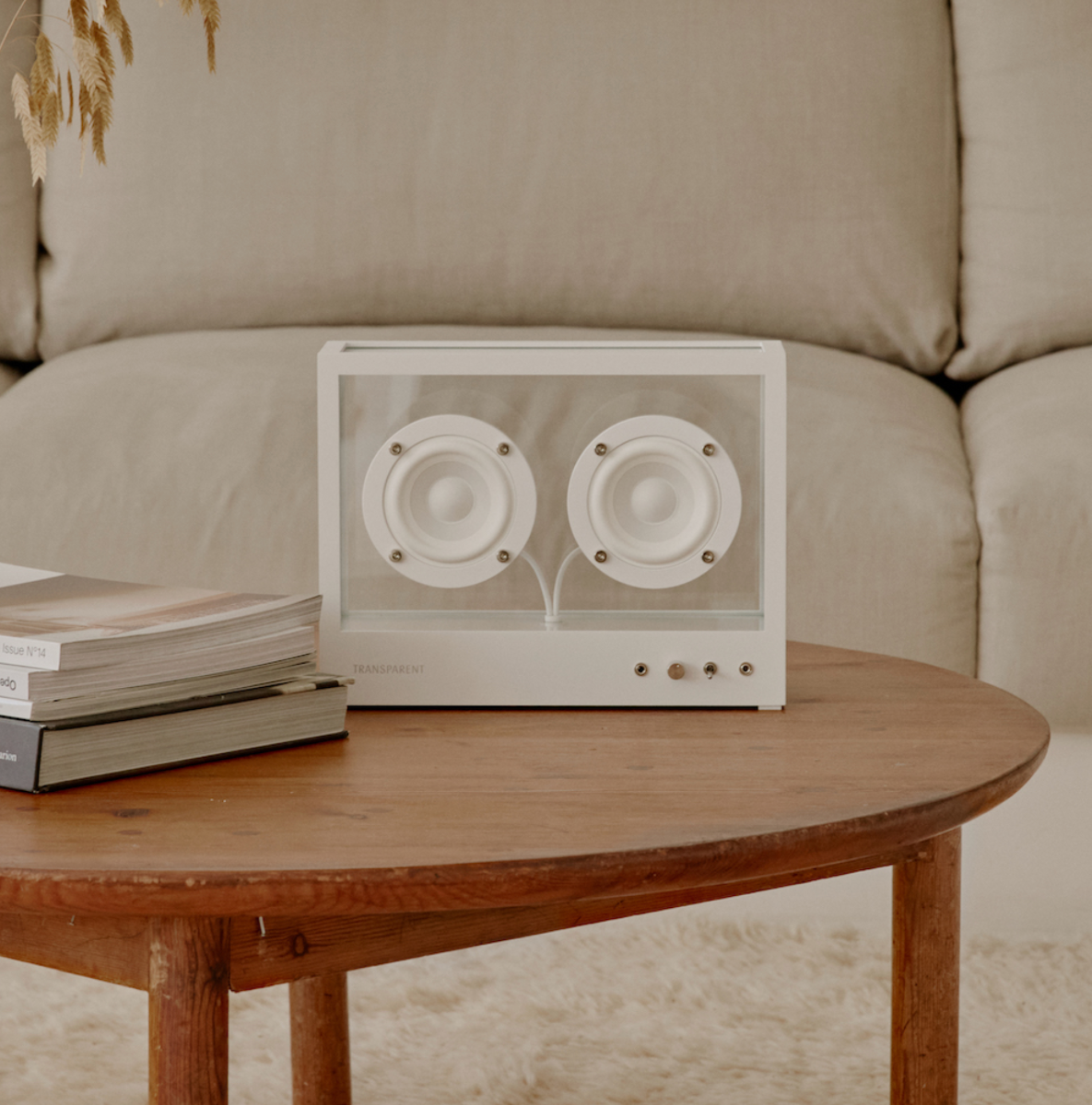 スピーカー・ウーファー small Trans parent speaker White Transparent | Small Transparent Speaker - White