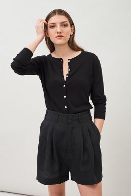 Maska - Prima Linen Shorts Black
