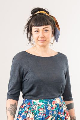 Kitchener Items - Thea Mid S Linen Top Blue Graphite