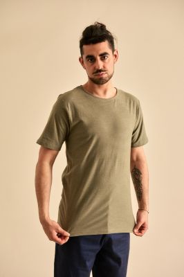 Kitchener items -Aymeric SS T-shirt Cypress Green & Elderberry
