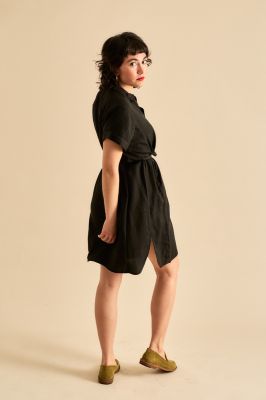Kitchener Items - Abito Tunika Dress Black Tencel Nakai
