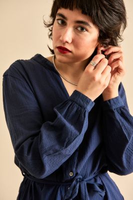 Kitchener Items - Abito Kaftan Dress Dark Sapphire