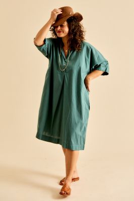 Kitchener Items - Abito Batsleeve Dress Green Gables
