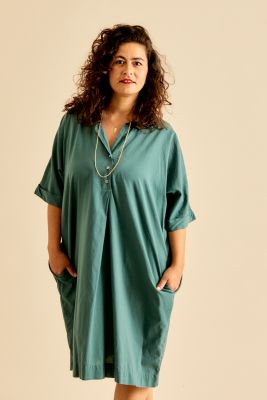 Kitchener Items - Abito Batsleeve Dress Green Gables