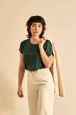 Kitchener Items - Audrey Wide Tee Green Gable