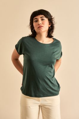 Kitchener Items - Audrey Wide Tee Green Gable