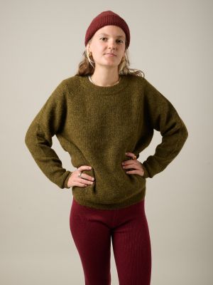 Kitchener items Asta Roundneck Jumper - Olive