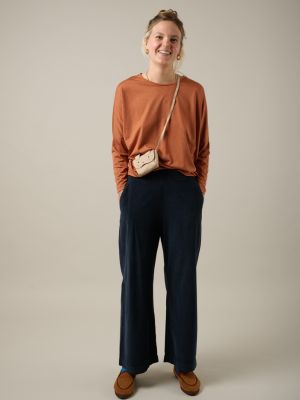 Kitchener Items - Jane Bat 3/4 Sleeve Top Mocha Bisque