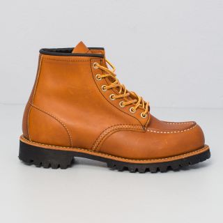 Red Wing Moc Toe Vibram Brown