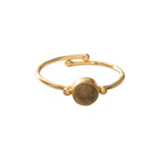 A Beautiful Story - Faithful Citrine Gold Plated Ring