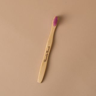 The Humble Co. Eco-Friendly Bamboo Toothbrush Purple Soft Bristles Kids