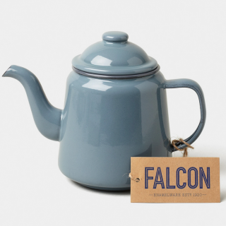 Falcon Enamelware Tea Pot - Pigeon Grey