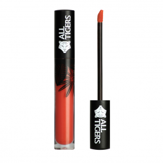 All Tigers Natural & Vegan Liquid Lipstick - HEAR ME ROAR | 785 Coral Orange