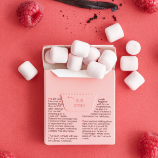True Gum - All Natural Chewing Gum Raspberry & Vanilla