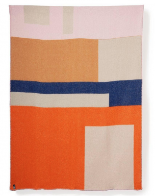 ZigZag Zürich - Bauhaused 2 Wool Blanket by Sophie Probst & Michele Rondelli