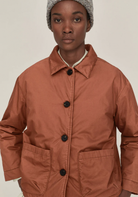 TOAST Cotton Twill Quilted Jacket - Firewood