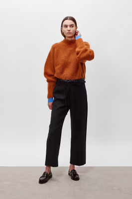 Maska - Faye Silk Mohair Sweater - Ochre
