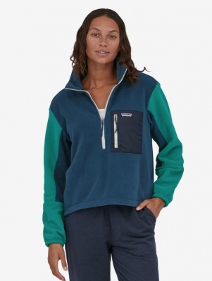 Patagonia - Women's Microdini 1/2-Zip Fleece Pullover - Tidepool Blue