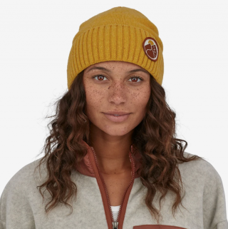 Patagonia - Brodeo Beanie - Slow Going Patch: Cabin Gold