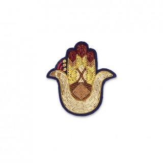 Macon&Lesquoy - Grande Main de Fatma - Hand Embroidered Brooch