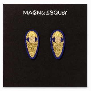 Macon&Lesquoy - Babouches - Hand Embroidered Iron-on Badge