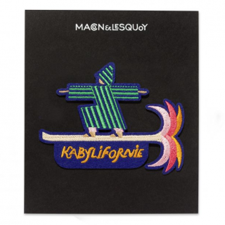 Macon&Lesquoy - Kabylifornie - Hand Embroidered Iron-on Badge