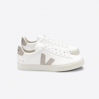 VEJA Campo Chromefree Leather White Natural Sneakers - Unisex 