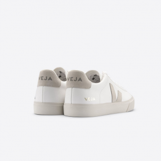 VEJA Campo Chromefree Leather White Natural Sneakers - Unisex 