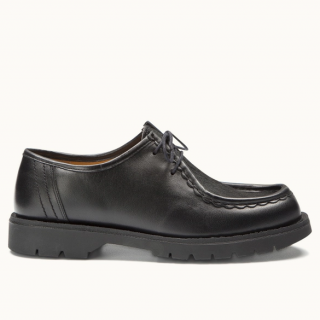Kleman - PADRINI Lug Sole Black Derby Shoes - Unisex