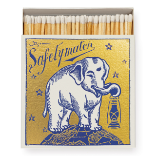 Archivist Gallery Luxury Matches Gold Elephant