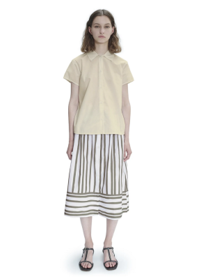 A.P.C Marina Short-Sleeve Shirt - Pale Yellow