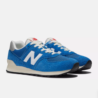 New Balance - Men's 574 - Blue with White