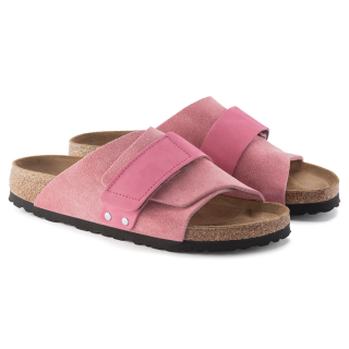 Birkenstock Kyoto Nubuck/Suede Leather Candy Pink - Womens