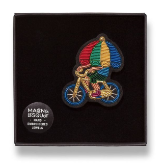 Macon&Lesquoy - Sunshade - Hand Embroidered Brooch 