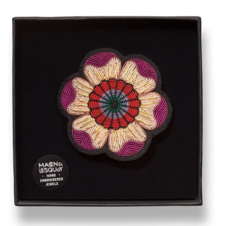 Macon&Lesquoy - Flower - Hand Embroidered Hair Clip
