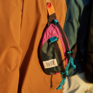 Topo Designs - Mountain Waist Pack Botanic Green Grape 