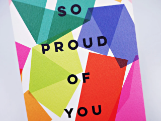 The Completist Origami Proud of You Card A6