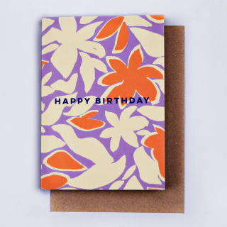 The Completist Tropical Birthday Card A6