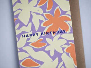 The Completist Tropical Birthday Card A6