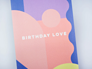 The Completist Miami Birthday Love Card A6
