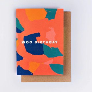 The Completist Camo Collage Birthday Card A6