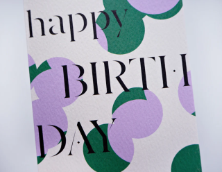 The Completist Paris Birthday Card A6