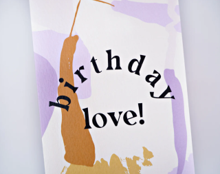 The Completist Florence Birthday Card A6